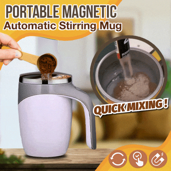 Automatic Stirring Magnetic Mug – Just a Gift Shop